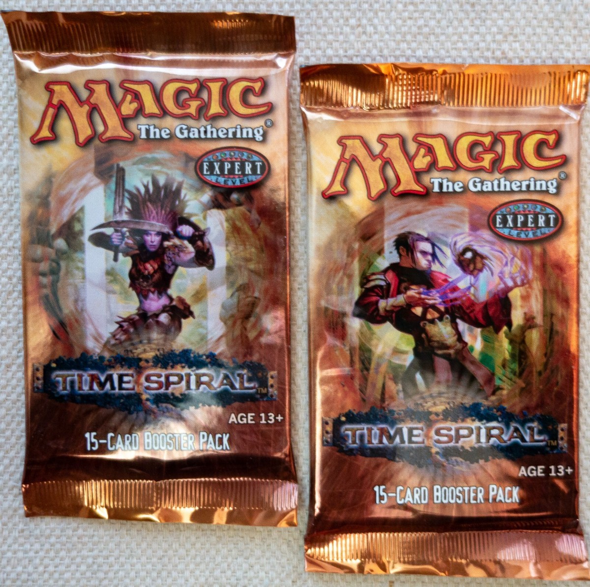 MTG: 2 TIME SPIRAL Sealed Booster Packs from Box - 2 Packs Magic