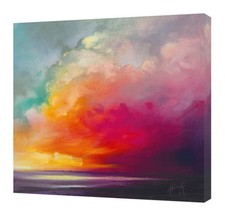 Scott Naismith - Sunset Cumulus Study 1 - Leinwandbild Wandbild - 2 Gr&ouml;&szlig;en
