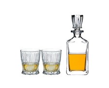 Riedel Whiskyset Fire, 3 pezzi, caraffa da whisky e 2 bicchieri da whisky