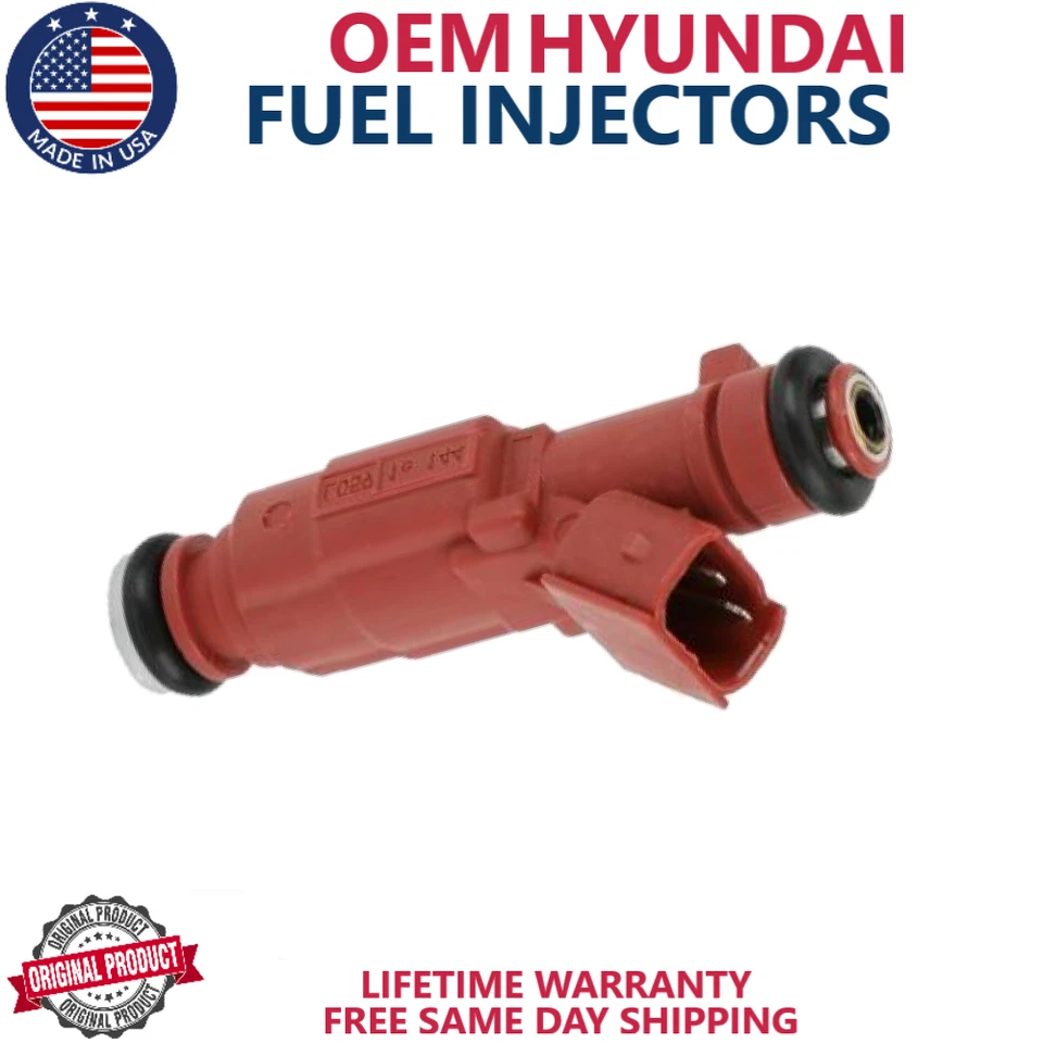 4 оригинальные топливные форсунки HYUNDAI для 2013, 2014 Hyundai Elantra Gt 1,8 л I4 - Изображение 2 из 4