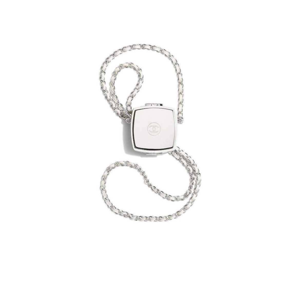 Chanel CC Make-Up Box Clutch with Chain Quilted Lambskin and Metal