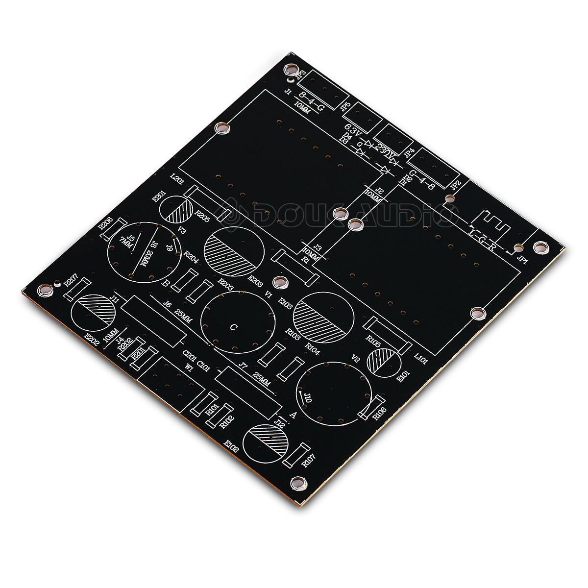 真空管アンプ 6N2 6P1 自作キット シャーシ パーツセット HiFi Stereo 6N2+6P1 Tube Amplifier Single-ended Class A Audio Amp