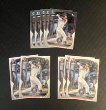 (10) KENNI GOMEZ 2023 BOWMAN ROOKIE LOT (5 CHROME & 5 BASE) ASTROS