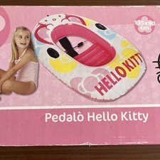 pedaló gonfiabile gommone hello kitty 135x90 bambina Mare piscina gioco