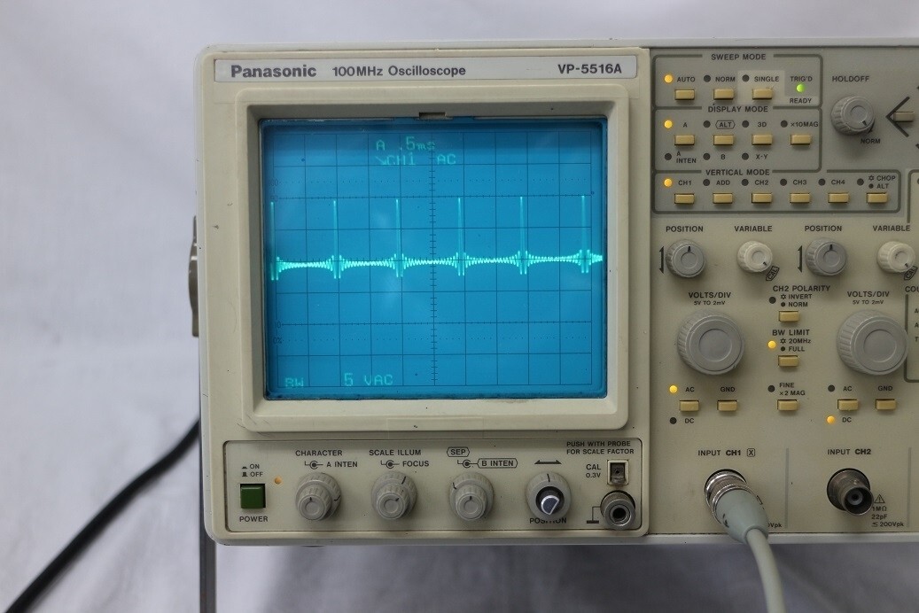 オシロスコープ 100MHz 3現象 VP-5514A MATSUSHITA NATIONAL VP