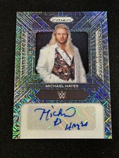 2024 Panini Prizm WWE Signature Michael PS Hayes MOJO/25  BAD STREET USA