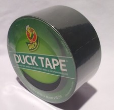 Duck Brand 1265013 Color Duct Tape, Black, 1.88 Inches x 20 Yards, Single Roll
