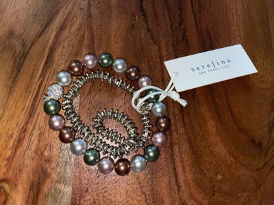 Stretch Bracelet Serefina Crystal Cuff Bracelet Serefina Pointed