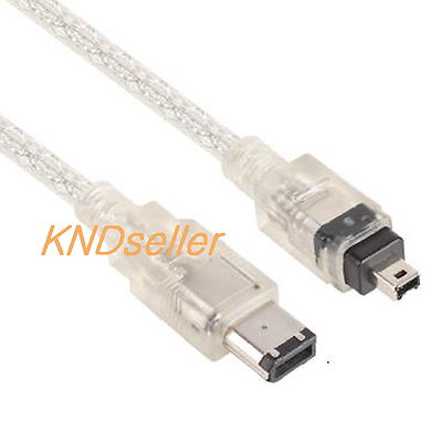 10M 30ft Firewire IEEE 1394 6P to 4P Cable 6-4 HDD Digital Camcorder PC MAC DV