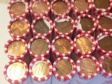 200 Rolls of Unsearched Pennies, Denver Area. Wheats, Coppers, and UNCS. Loomis