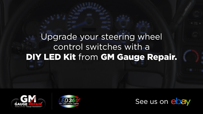 DIY RED LED Steering Wheel Control Upgrade Kit - For Chevy Silverado & Suburban