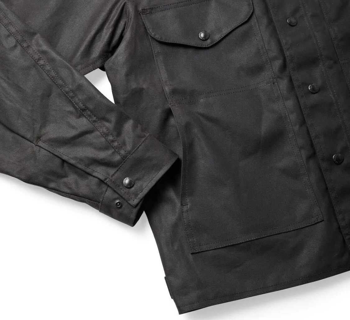 Filson Tin Cloth Jacket Cinder, Men's XL NWT MSRP 350 / Yellowstone