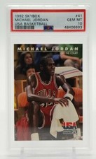 1992 Skybox USA Basketball MICHAEL JORDAN PSA 10 Gem Mint #41 Chicago (48406693)