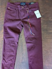Kids 8 Lucky Brand pants marroon NWT