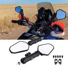 Pair Side Mirrors Adjustable + 7/8" Clamps For Adventure 390 790 990 890 1290