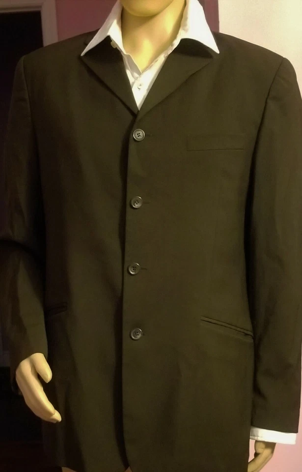 DOLCE & GABBANA  Regular Brown Wool Notch Lapel Suit Size US 42/56 - Image 2 of 4