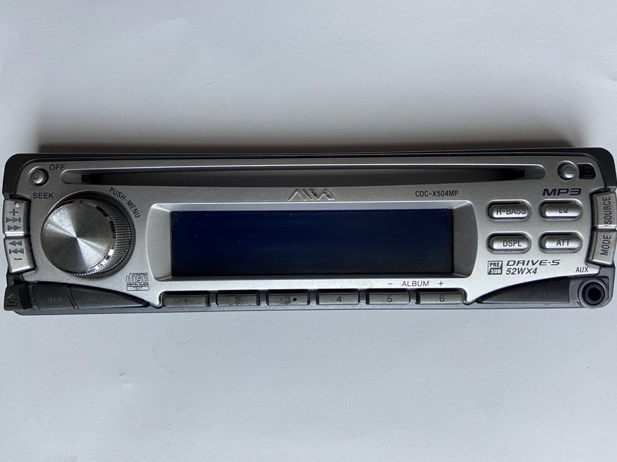 AIWA CDC-X504MP CAR STEREO ONLY AIWA CDC-X504MP ONLY FACEPLATE OEM