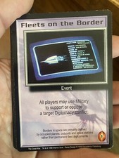 FLEETS ON THE BORDER 1998 THE GREAT WAR BABYLON 5 CCG COLLECTORS CARD NEAR MINT