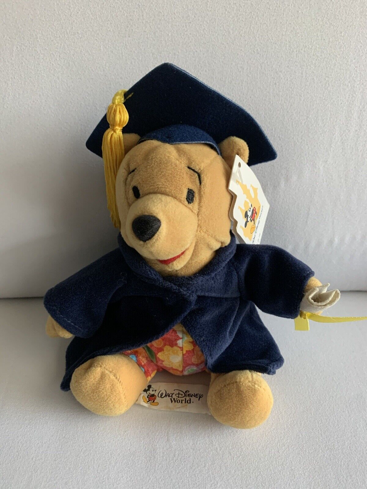 Walt Disney World Grad Nite Winnie Plus Nashville-Davidson Mall Stuffed Pooh Beanbag Credence The