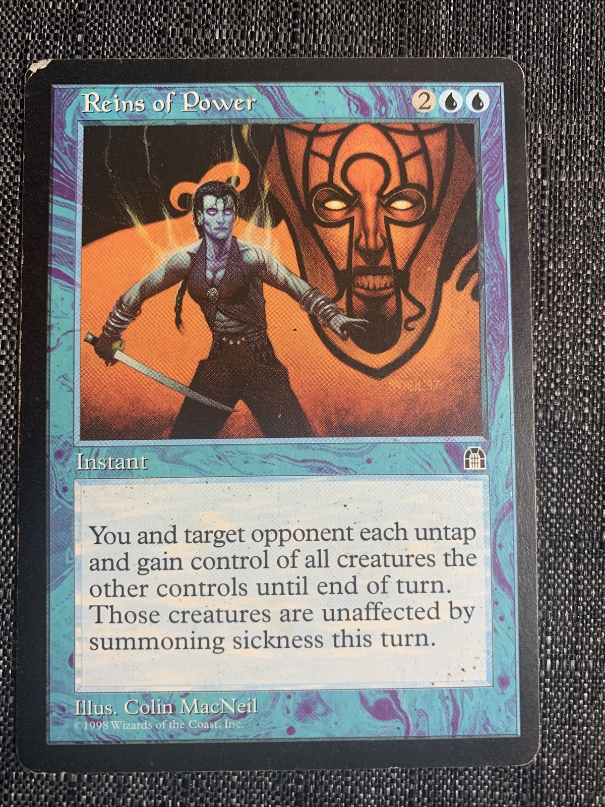 1x Reins of Power LP Stronghold MTG Magic The Gathering