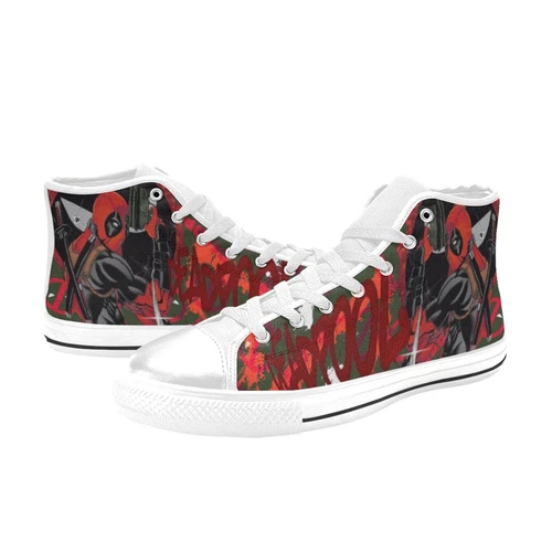 Deadpool High Tops Shoes Sneakers