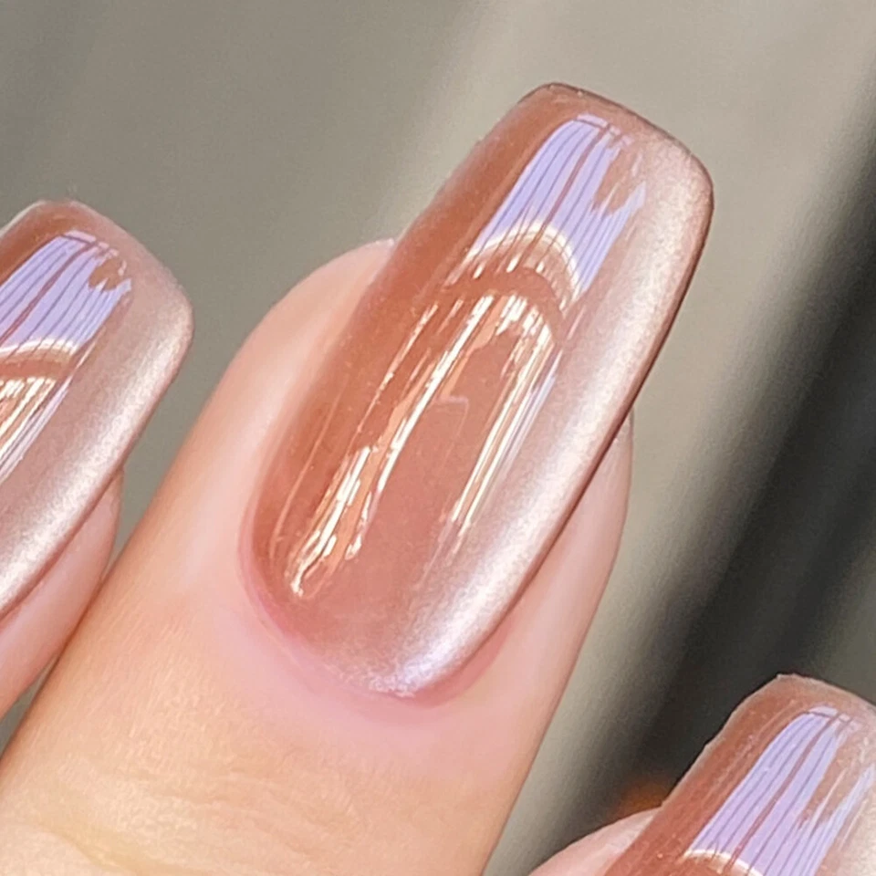 Nagellack Katzenauge Gel Nagellack Magnetlack Aurora Kristall Glitzer  ∧ - Bild 4 von 4