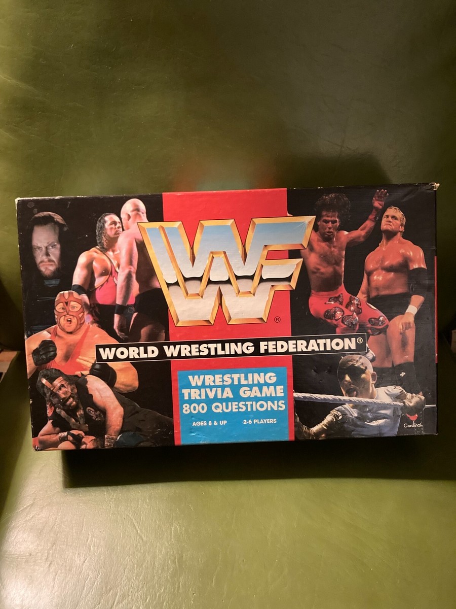 WWF World Wrestling Federation Trivia Game Cardinal 1998 The