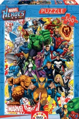 EDUCA Puzzle Marvel Super Heroes 500 Teile ab 11 Jahren