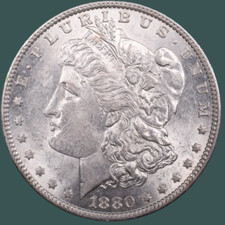 1880 O New Orleans Morgan Silver Dollar
