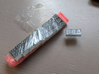 10x 2381AS 0.28-inch Red Red 3-Digit CC LED 7-Segment Display New