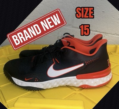 Nike Cal State Fullerton Alpha Huarache Elite 3 Turf Baseball Shoes Mens Size 15