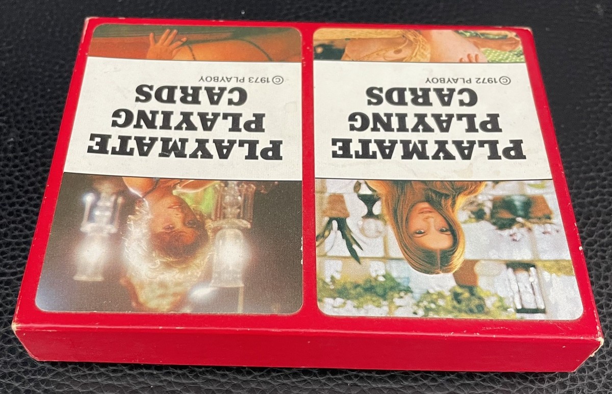 Vintage 1972 1973 PLAYBOY Playmate Double Deck Playing Cards