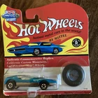 Hot Wheels 1993 Vintage Collection Splittin' Image Metallic Blue #5708 w/ Button