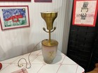 Antique French Maison Bagues? Murano? Gold Gilt Table Lamp — photo 1