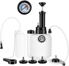 Brake Bleeder Kit with 3L Pressure Pump, 1L Waste Bottle  4 Upgraded...