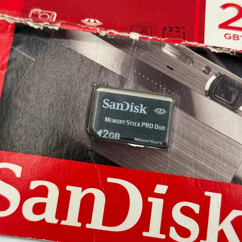 2GB 2 GB Memory stick pro Duo Sandisk for Sony camera and camcorder - Image 2 of 4