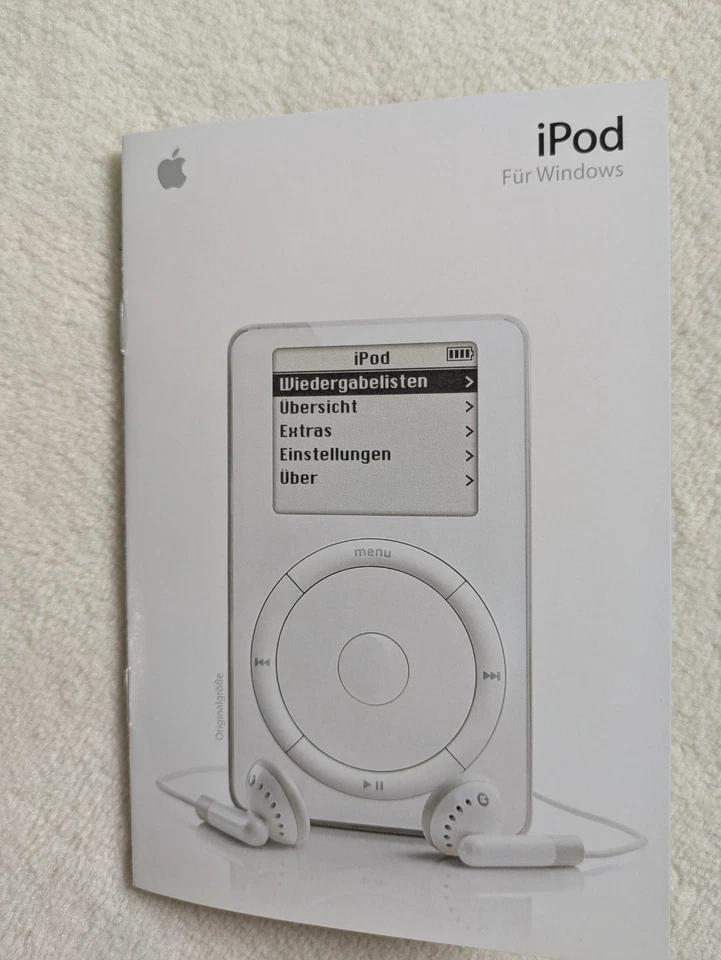 APPLE I-POD Original Prospekt - Sales Brochure - Rarität - Rare