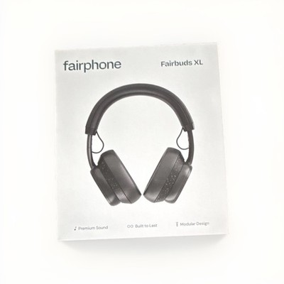 Fairphone Fairbuds XL Over-Ear Headphones Black Bluetooth ANC Modular IP54 40mm