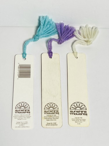 3 Vtg Antioch Bookmarks~Unicorn Find the Magic Within Yourself Teddy Bear Kitten - Picture 3 of 5