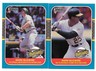 MARK MCGWIRE ROOKIE PAIR 1987 DONRUSS HIGHLIGHTS 27 46 OAKLAND ATHLETICS MVP