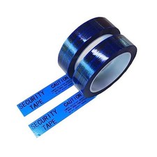 2 Rolls 1 x 55 Yards Blue Non-Transfer Tamper Evident Security Tapes