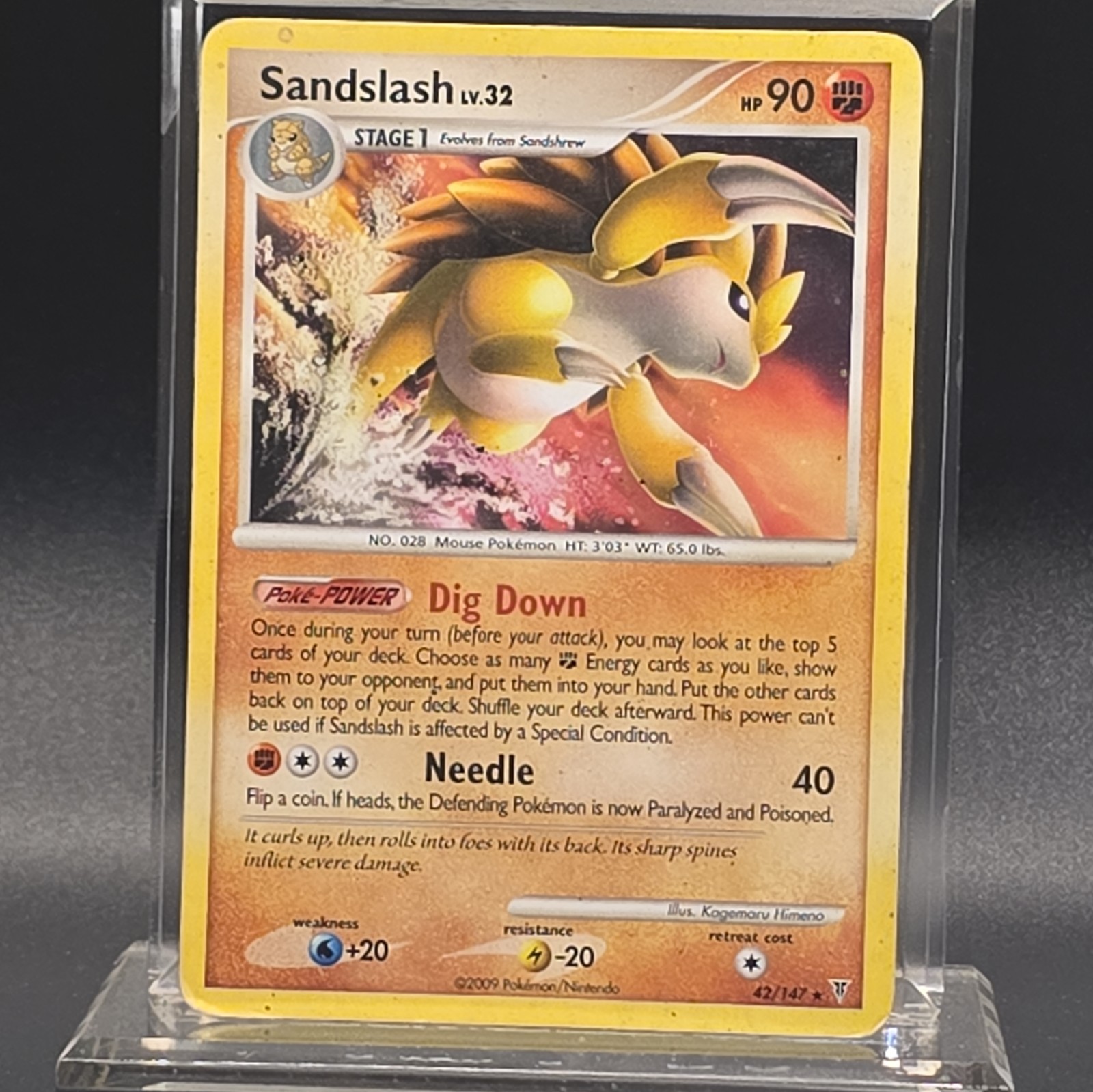 Sandslash LV.32 Supreme Victors 42/147 Pokemon Card