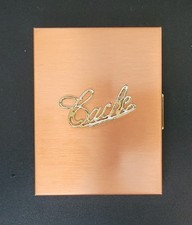 1970s Cache by Coppercraft Guild Copper Hard wallet. Holds Coins, Bills, Cards.