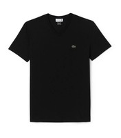 Lacoste T-Shirt V-Ausschnitt GrößE 3 Schwarz Regular Fit NP:55,00€