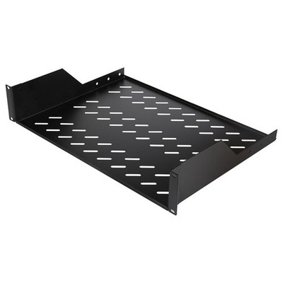Koscom Fachboden für Netzwerkschrank 350mm Tief - 2 HE - 19'' (483mm) - schwarz