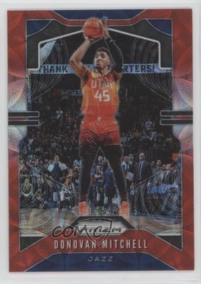 2019-20 Panini Prizm Choice Red Prizm /88 Donovan Mitchell #164 7y2