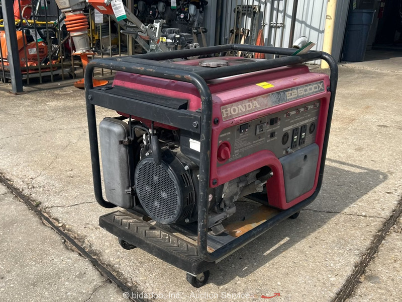 2017 Honda EB5000X 5kW Portable Gas Power Generator 5,000 Watts Genset bidadoo
