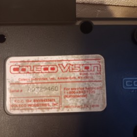 COLECOVISION EXPANSION MODULE 1 ATARI 2600 ORIGINAL STYROFOAM NOT TESTED