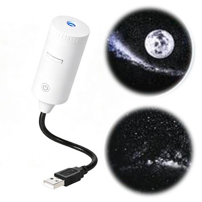 USB Galaxy Star Projector Bendable Tube Ambient Light for Bedroom Car Decor