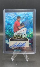 2025 Leaf Optichrome - Aquatic Autographs Carter Holton AA-CH2 Tuna Shimmer 1/1